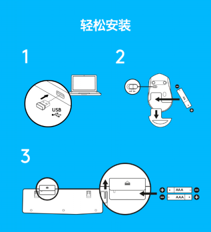 游刃職場(chǎng) 靜在掌握  羅技無(wú)線鍵鼠套裝MK315全新上市