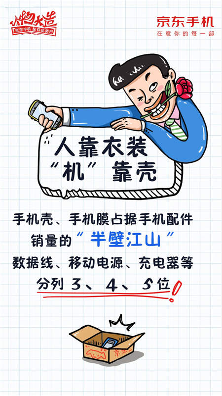 京東手機(jī)配件出品“玩皮書”創(chuàng)意配件數(shù)據(jù)長(zhǎng)圖