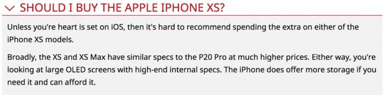 論拍照，華為P20 Pro和iPhone XS誰更強(qiáng)？外媒這樣說