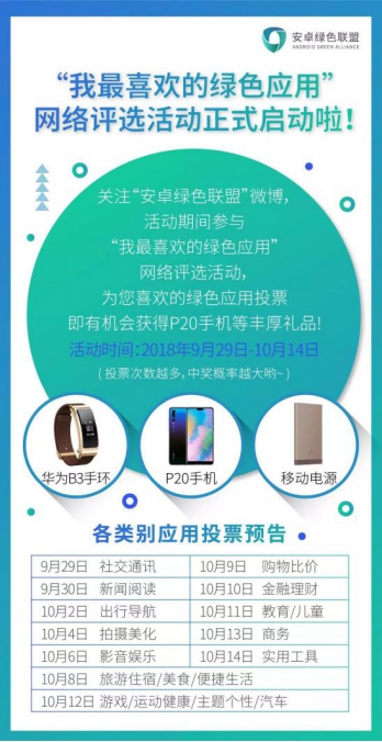 “我最喜歡的綠色應(yīng)用”火爆評選，安卓綠色聯(lián)盟喊你向最愛應(yīng)用大聲表白