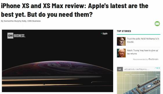 創(chuàng)新乏力只是原因之一，看CNN這樣評價新iPhone