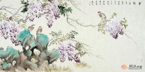 當(dāng)代花鳥畫美女作家，許芬藝術(shù)簡介