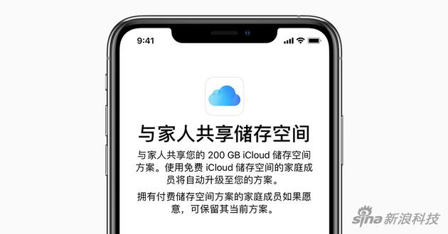 iCloud連接家庭