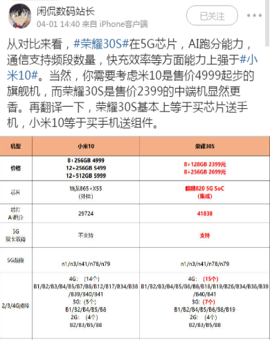 榮耀30S售價2399：首發(fā)麒麟820 5G芯片，性能表現(xiàn)非凡