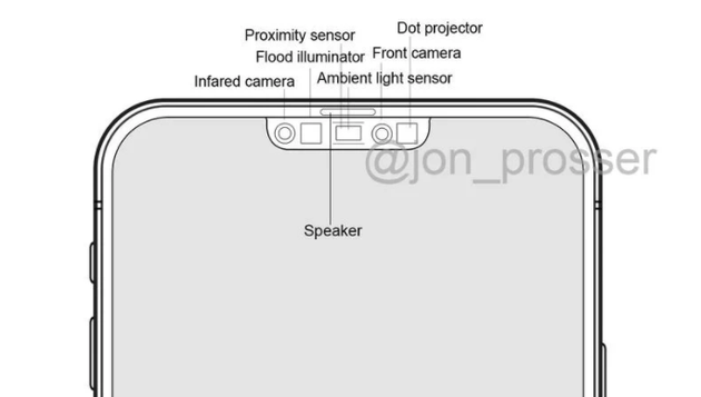 iPhone揚(yáng)聲器位于手機(jī)的邊框上方圖片來自@macrumors）