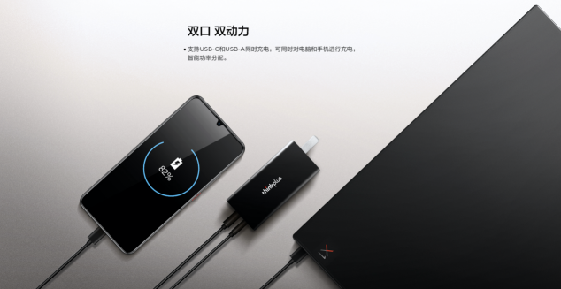 ThinkPad輕薄旗艦CP——thinkplus黑科技口紅電源：一款能裝在口袋里商務便攜利器