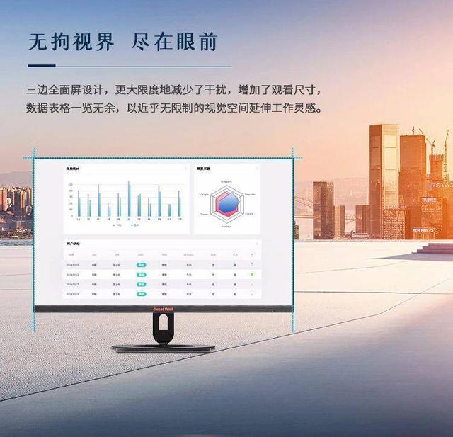 工作不松懈，Great Wall 248E1HID顯示器為你提供強大支撐 2020