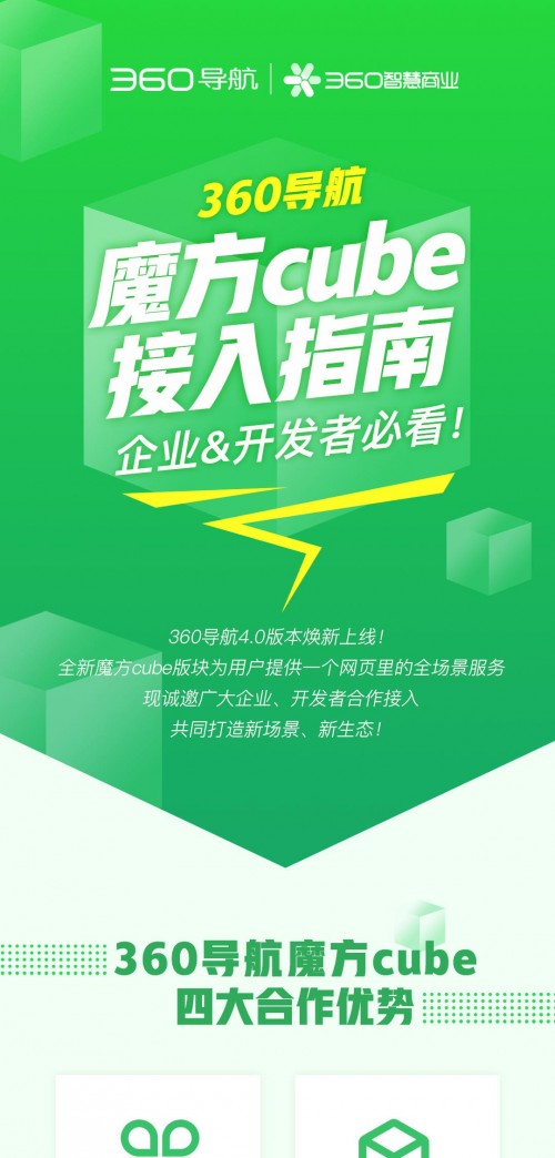 360導(dǎo)航魔方cube誠邀廣大企業(yè)合作！