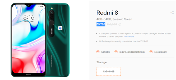 國外越賣越貴！Redmi 8系列售價(jià)在印度四連漲：漲幅超20%