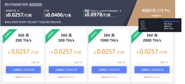 BTC站穩(wěn)10000美元，比特小鹿(BitDeer)再次限量開(kāi)售S19系列加速回本套餐