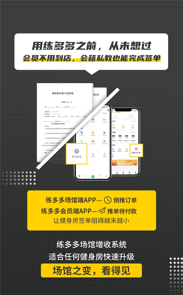 練多多場館增收系統(tǒng)，何如促成這家健身房的高效銷售？