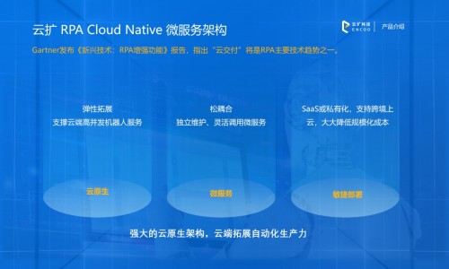 云擴科技：云原生RPA，云端擴展企業(yè)智能生產(chǎn)力