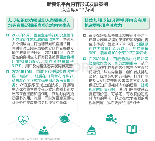 極光：頭部新資訊平臺月活破億，持續(xù)加碼布局短視頻及直播內(nèi)容