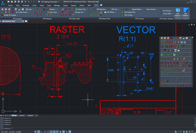 中望軟件攜手GTXRasterCAD，幫助用戶大幅提升圖紙修復效率