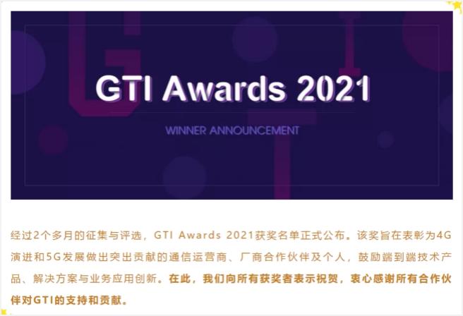 　　GIT Awards 2021獲獎公告(圖/GIT國際產(chǎn)業(yè)合作平臺微信公眾號)