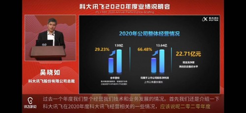 直擊科大訊飛2020年度業(yè)績(jī)：向經(jīng)營(yíng)管理要效益 人均毛利提升48%