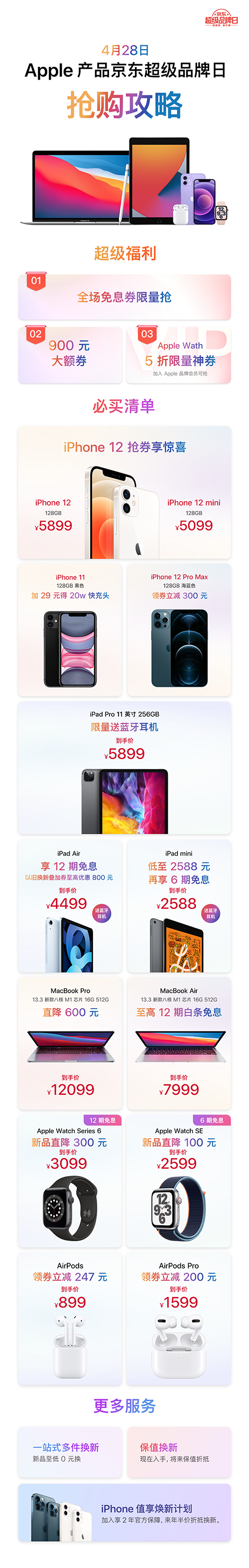 再爆超低價(jià)！京東Apple超品日iPhone 12系列直降900元！