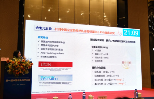 健合集團首個乳橋蛋白LPN臨床研究 促進母嬰健康