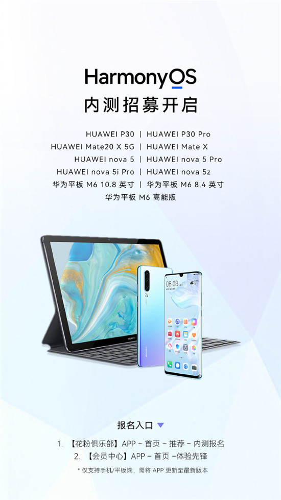 短短一周，HarmonyOS 2內(nèi)測又新增華為P30、nova5 等11款老機型