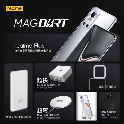 realme MagDart磁吸無(wú)線閃充用“快”和“薄”，劍指未來(lái)