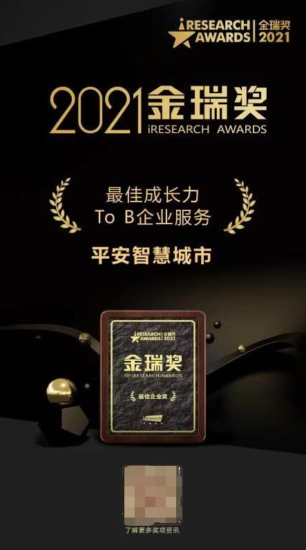 2021金瑞獎揭曉 平安智慧城市攬獲三項大獎