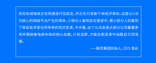 做興趣電商的抖音，做電商AI SaaS的鯨靈集團(tuán)蜂享家，他們的私域白皮書有何不同？