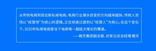 做興趣電商的抖音，做電商AI SaaS的鯨靈集團(tuán)蜂享家，他們的私域白皮書有何不同？