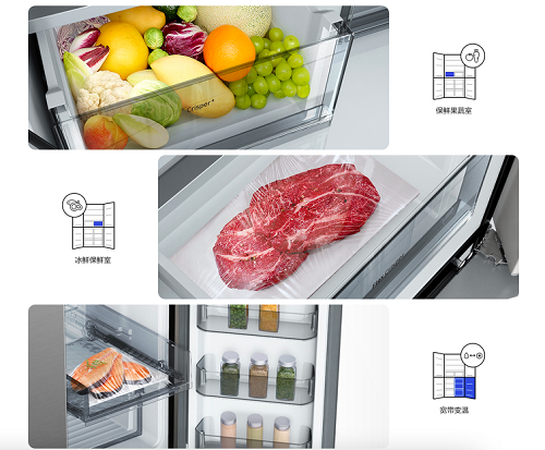 美輪美奐 綻放新顏，三星冰箱為新鮮保駕護航