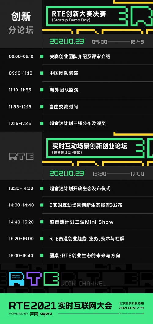 RTE 2021 Startup 創(chuàng)新論壇：釋放實時互動創(chuàng)業(yè)之力