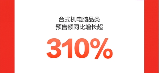 京東11.11臺(tái)式機(jī)電腦預(yù)售訂單額同比增長(zhǎng)超310% 戴爾、聯(lián)想、惠普霸榜前三