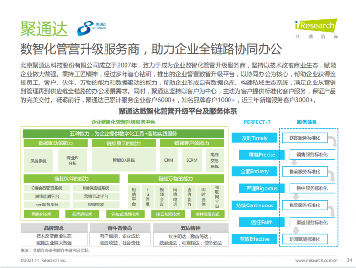 艾瑞年度綜合辦公報告發(fā)布，聚通達(dá)“SaaS+”辦公理念備受矚目