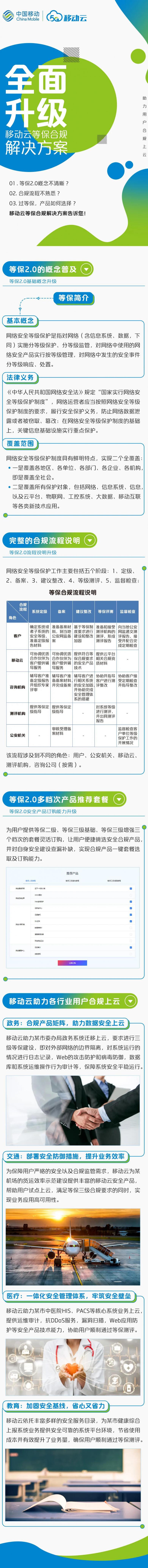 移動(dòng)云等保2.0解決方案，助力企業(yè)安全合規(guī)上云！