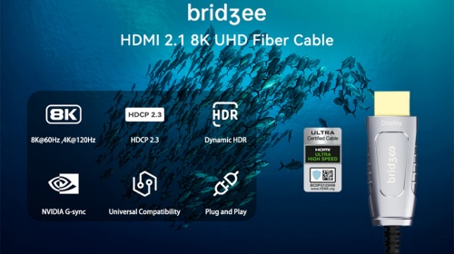 8K已來，bridgee出品光纖HDMI“H48”