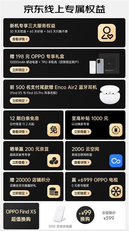 新一代夜拍王者OPPO Find X5系列3月3日開售 京東全渠道現(xiàn)貨開售