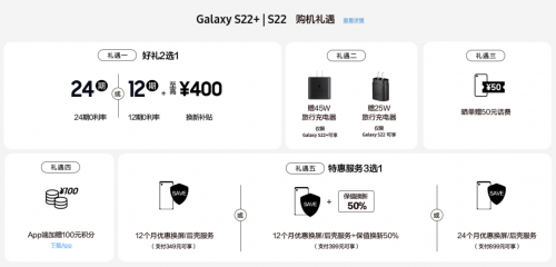 旗艦機皇三星Galaxy S22系列火熱搶購中 豐富購機好禮不容錯過