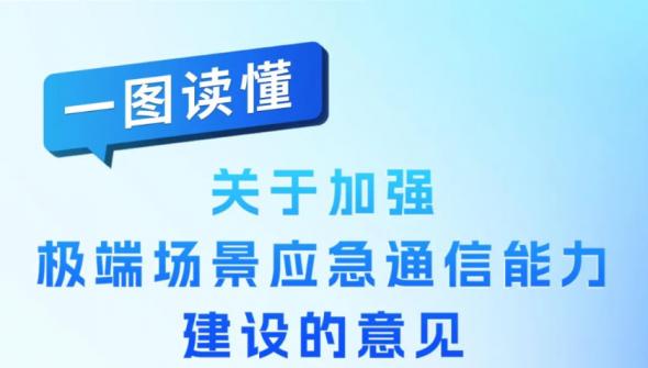 一圖讀懂《關(guān)于加強(qiáng)極端場(chǎng)景應(yīng)急通信能力建設(shè)的意見(jiàn)》