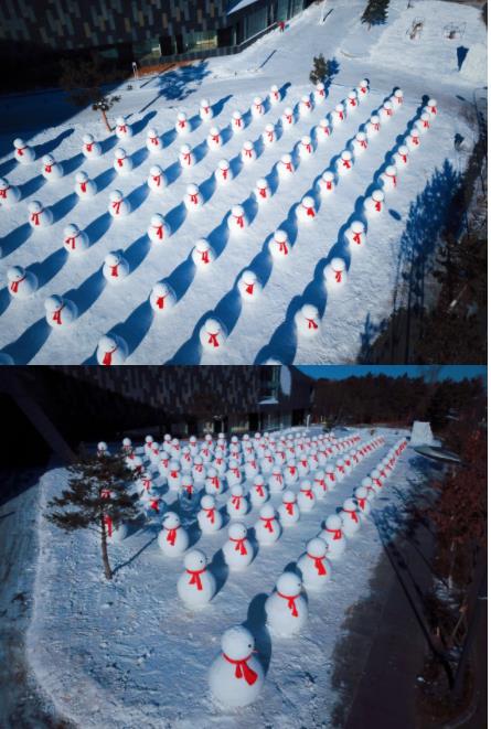 最大的雪人軍團 北方人都羨慕哭了