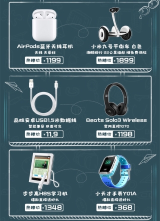 蘇寧煥新節(jié)智能潮品清單流出， Airpods耳機(jī)1199元入手