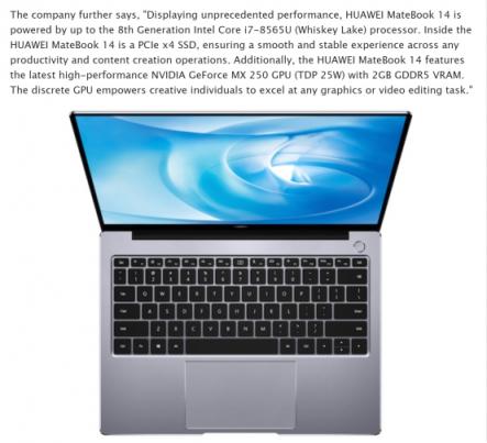 實(shí)力致勝！HUAWEI MateBook 14首登MWC 2019攬獲3項(xiàng)大獎(jiǎng)