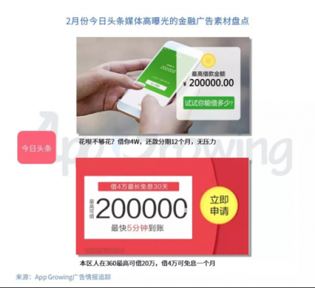 有米：2月份金融行業(yè) App 移動廣告投放分析