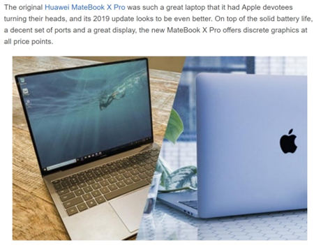 新款HUAWEI MateBook X Pro如何完勝蘋果