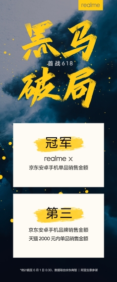 realme黑馬破屚???