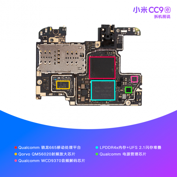 小米CC9e整機拆解，前置3200萬+4800萬超廣角AI三攝讓美無處可藏