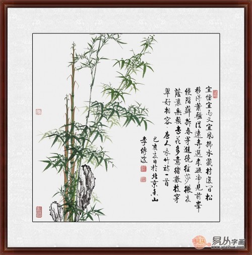 進(jìn)門玄關(guān)掛畫 說說竹子畫掛玄關(guān)的好處