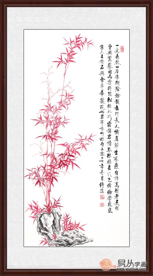 進(jìn)門玄關(guān)掛畫 說說竹子畫掛玄關(guān)的好處