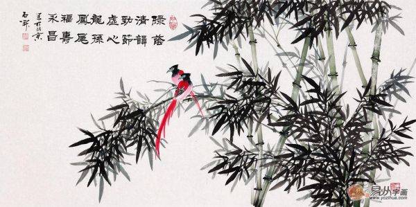 梅蘭竹菊的君子品質(zhì)，名家石開梅蘭竹菊四君子國畫作品欣賞