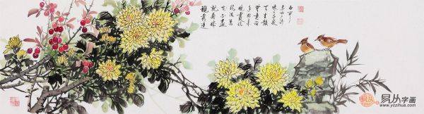 梅蘭竹菊的君子品質(zhì)，名家石開梅蘭竹菊四君子國畫作品欣賞