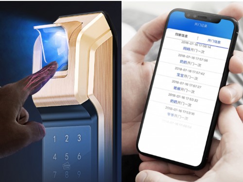 家門口智能家居 樸墅指靜脈智能鎖搶奪先機