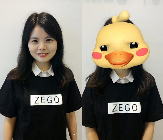 ZEGO“音視頻+”整體化解決方案三：美顏貼紙