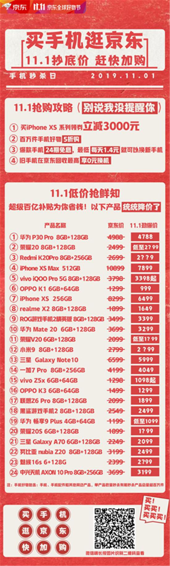 以舊換新最高補貼3000元 11.1京東手機秒殺日火力全開